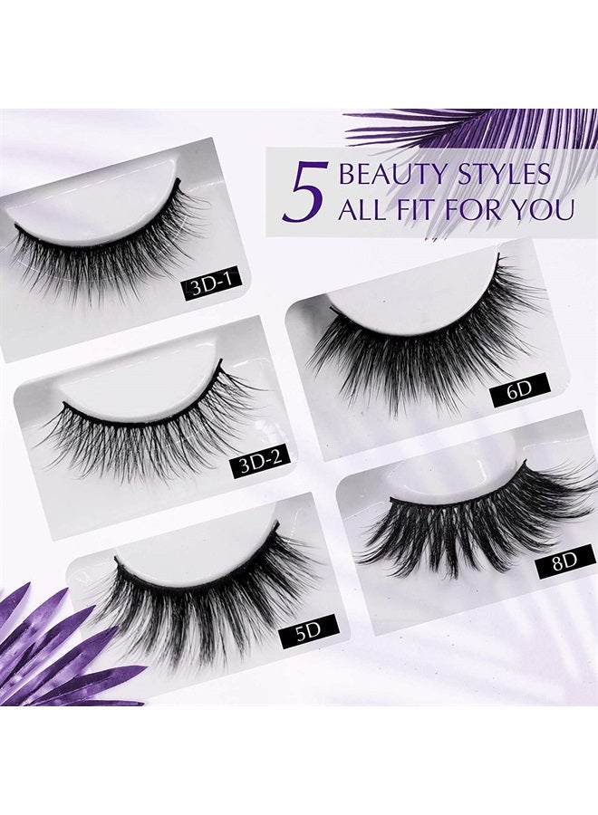 Arishine Magnetic Eyelashes with Eyeliner Kit: Natural Looking 3D & 5D Magnetic Lashes with Applicator, Reusable, No Glue Needed, Strong Waterproof Liquid Eyeliner - Best Fake Eyelash Set for Women - Image 4