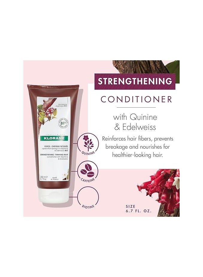 Klorane Quinine Strengthening Anti-Hair Loss Conditioner 200ml - Image 4