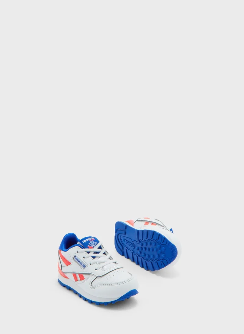 Reebok Infant Classic Leather Step N Flash