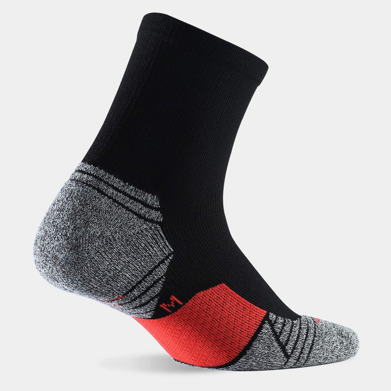 WANDER Men's Athletic Ankle Socks 6 Pairs Running Socks for Sport Low Cut Cycling Socks 6-9/10-12/12-14 (Black Red, Shoe Size: 10-12) - Image 4