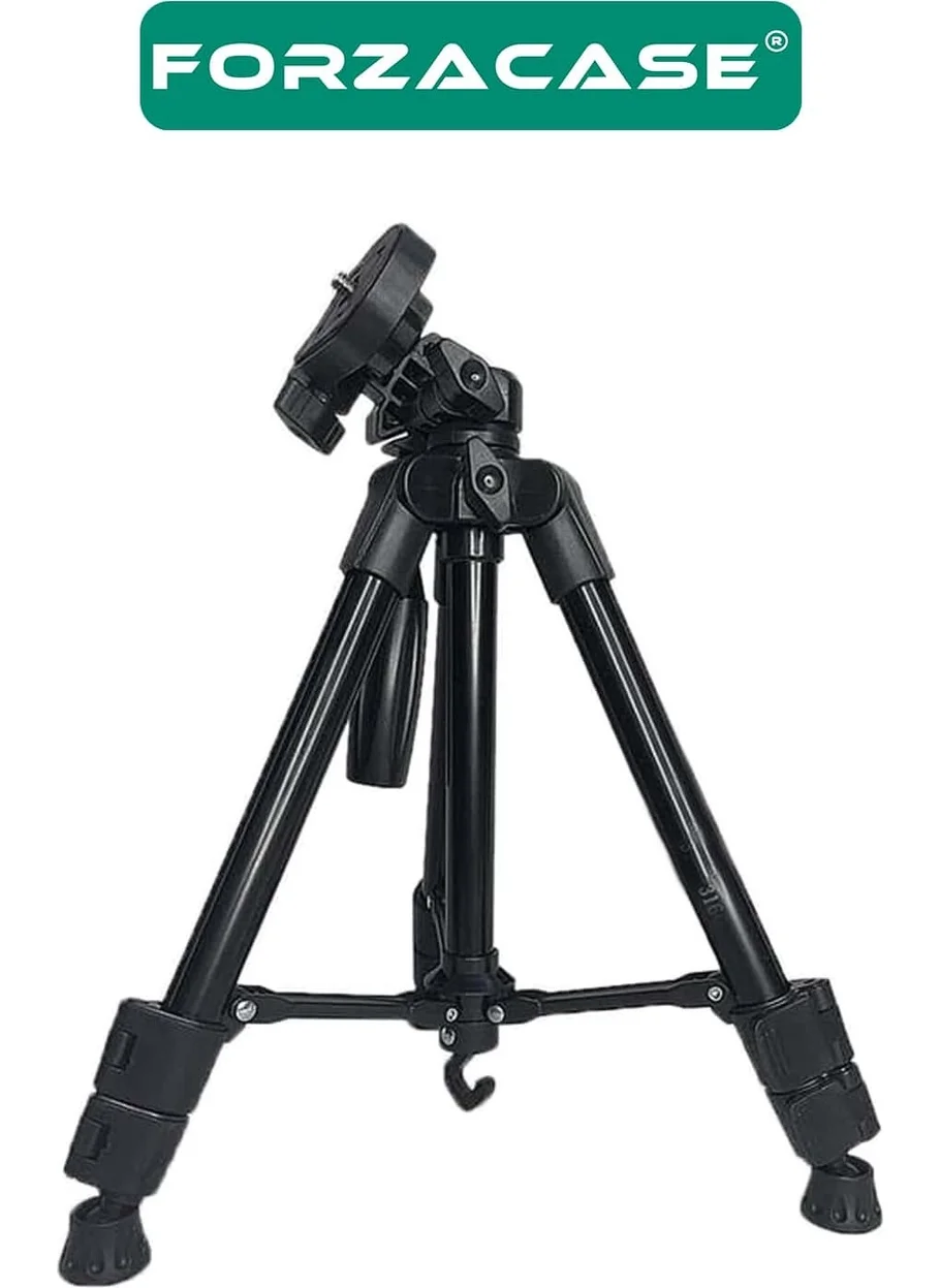 Forzacase 136 cm Professional Camera DSLR Tripod with Phone Holder and Bag - FC812
