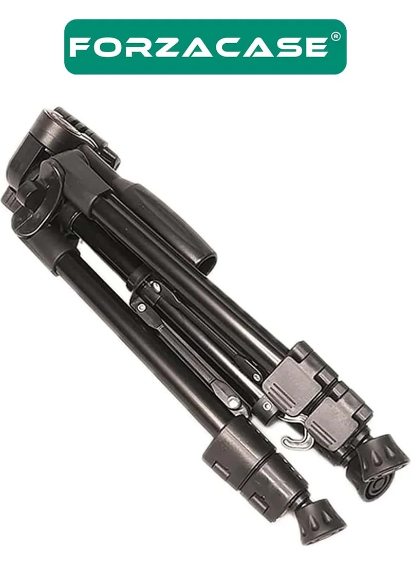 Forzacase 136 cm Professional Camera DSLR Tripod with Phone Holder and Bag - FC812