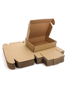Excefore 9x6x2 Inches Small Shipping Boxes, 20 Pack Corrugated Cardboard Mailing Box Packaging for Small Business, Tab Locking Literature Mailer Boxes Flat Shipping Boxes Empty Gift Packing Boxes Supplies  - Image 1