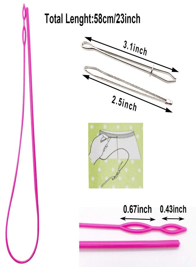 Markeny 28 Pieces Multicolor Replacement Drawstrings Drawcords 8 Pieces cord locks for Pants Sweatpants Hoodies Scrubs Jackets Shorts, with 3 Pieces Drawstring Threader Re-Threader Tool (14 Color) - Image 2