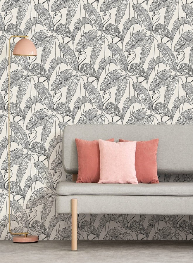 Fine Décor FINE DECOR Flamingo Wallpaper Monochrome Fine Decor FD42944 - Black/White - Image 3