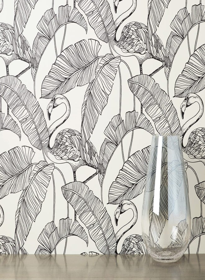 Fine Décor FINE DECOR Flamingo Wallpaper Monochrome Fine Decor FD42944 - Black/White - Image 4