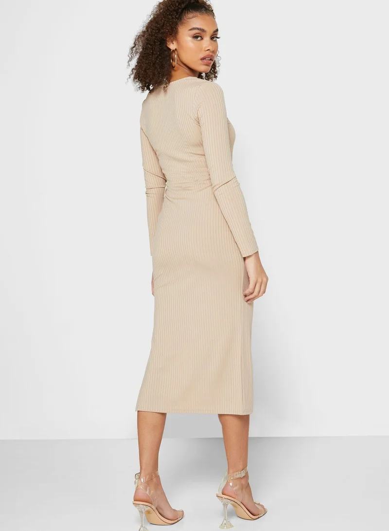 Miss Selfridge Ribbed Dress