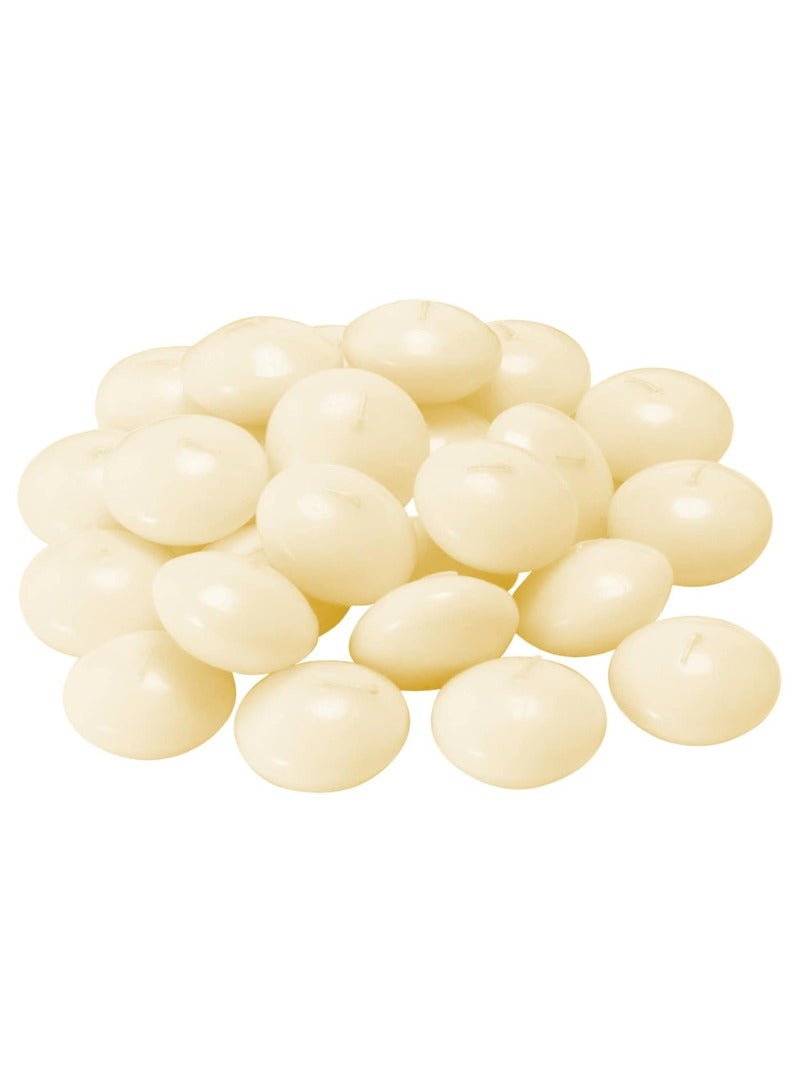 بيتِّيك شمعة عائمة غير معطرة، طبيعية، مدة احتراق ٤ ساعات، ٢٤ قطعة - Image 1