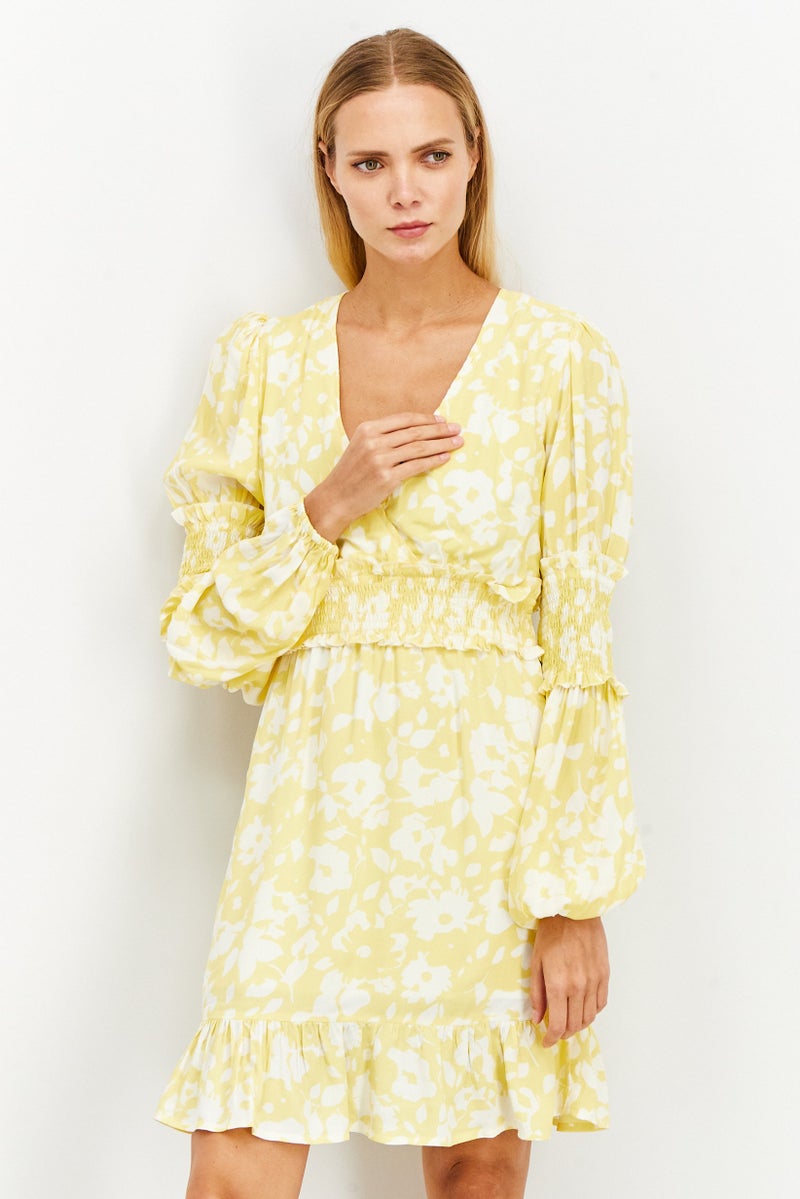 NA-KD Women Allover Print Mini Dress, Multicolor - Image 1