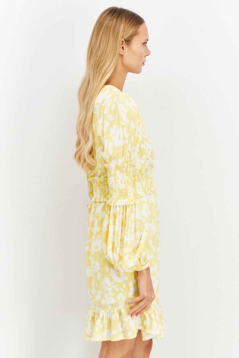 NA-KD Women Allover Print Mini Dress, Multicolor - Image 2