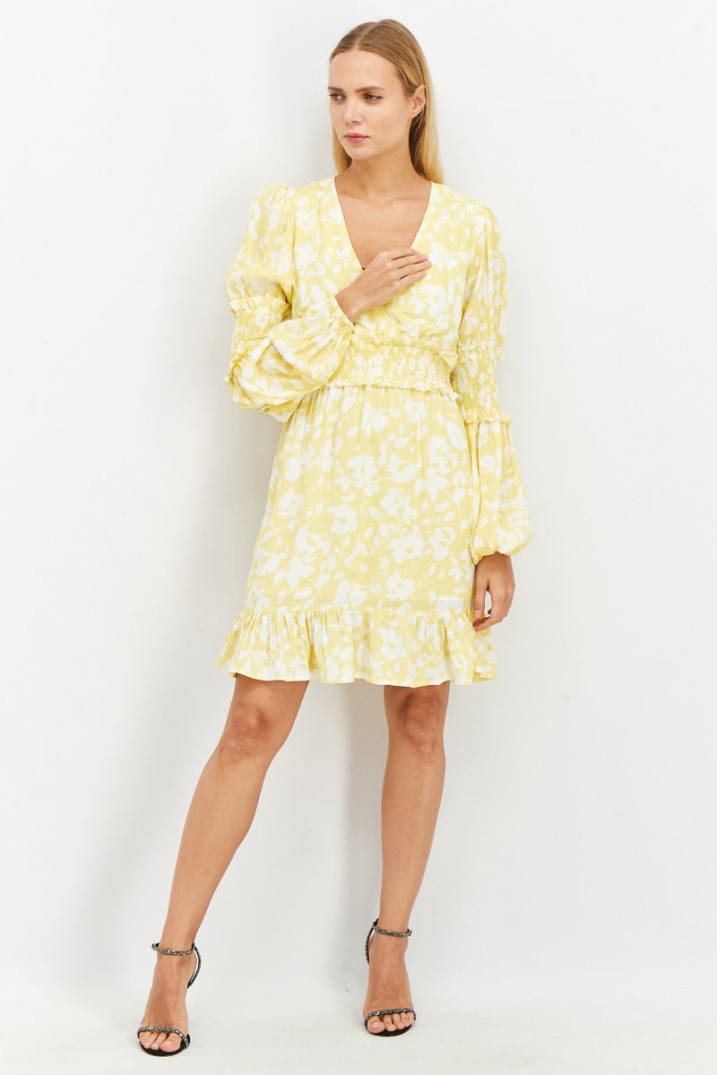 NA-KD Women Allover Print Mini Dress, Multicolor - Image 4