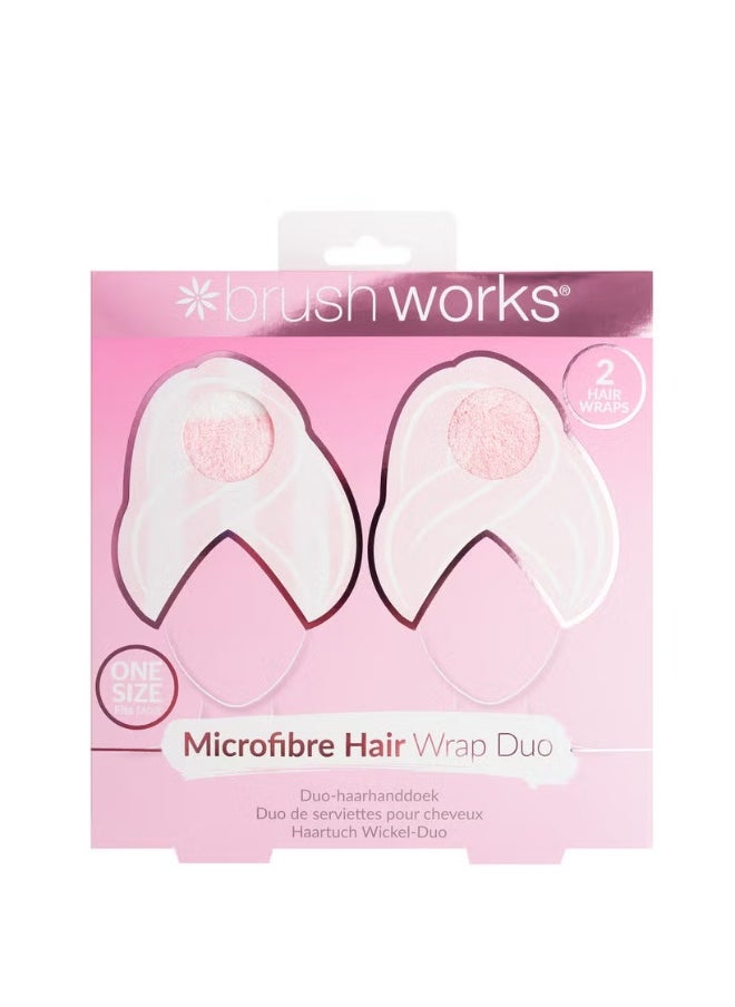 Brushworks brushworks Microfibre Hair Wrap Duo  - Image 4