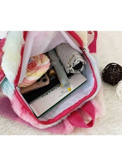 ZCM-HAPPY Unicorn Doll Plush Backpack Large Capacity Kids Mini Travel Bag  - Image 4