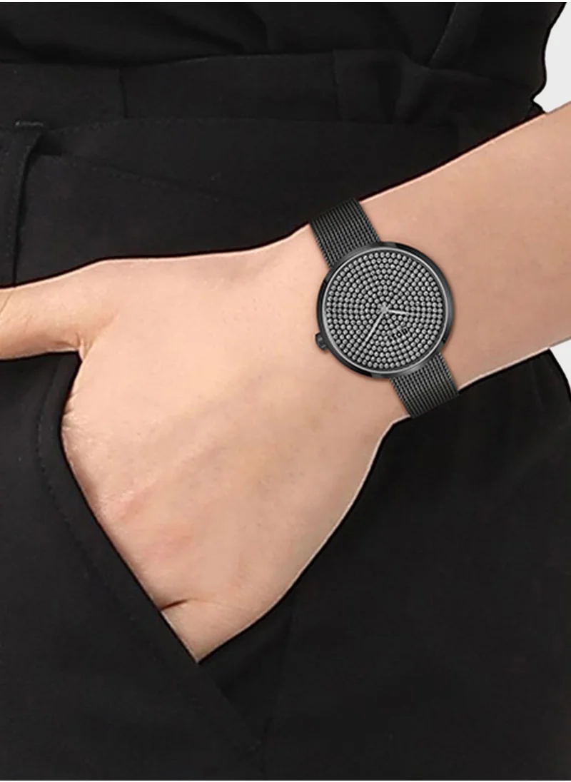 BOSS Ionic Plated Black Steel Analog Watch