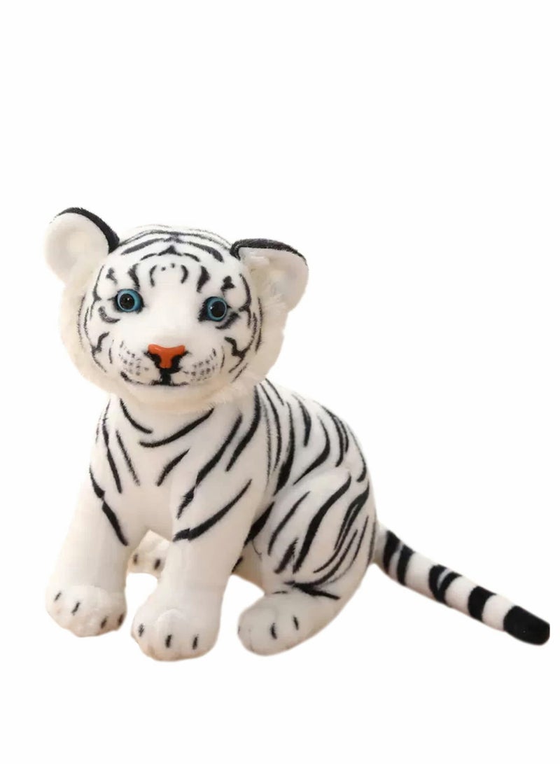 Excefore Tiger Stuffed Animals Tiger Plush Baby Tiger Stuffed Animals Wild Animal Plush Toy Cute Hug Pillow Lifelike Plushie Gift for Kids Boys Girls - Image 1