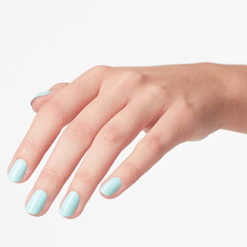 OPI Nail Lacquer Gelato on My Mind | Opaque Bright Blue CrÃ¨me Chip Resistant Nail Polish | Vegan, Fast Drying, Streak Free - Image 4