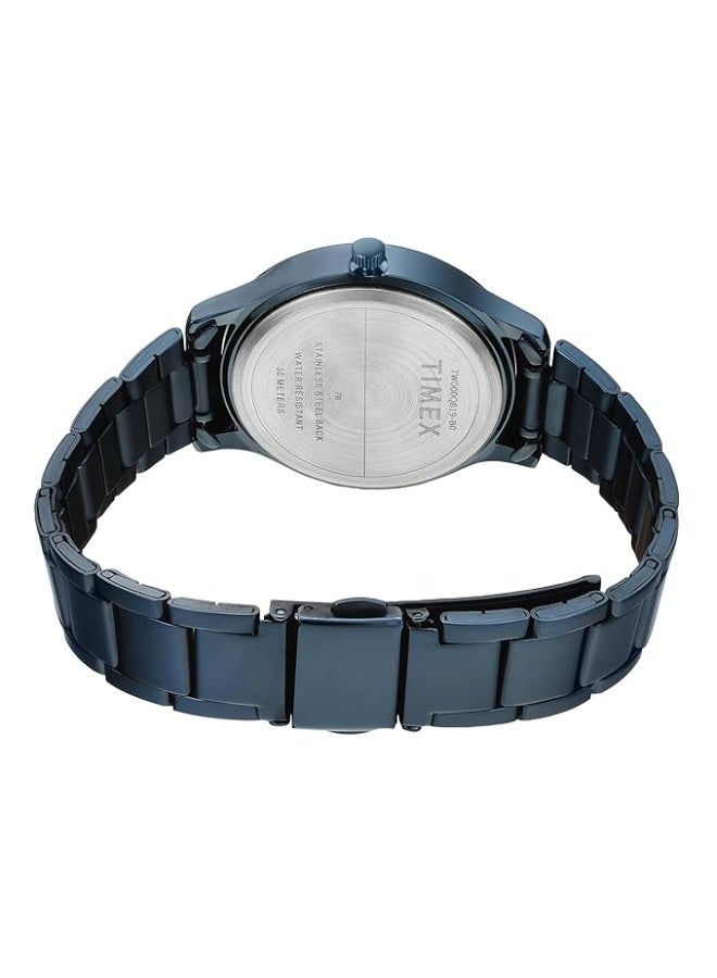 تيميكس ساعة TIMEX تناظرية للنساء، بتصميم دائري ومقاومة للماء - Image 3
