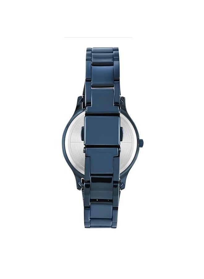 تيميكس ساعة TIMEX تناظرية للنساء، بتصميم دائري ومقاومة للماء - Image 2