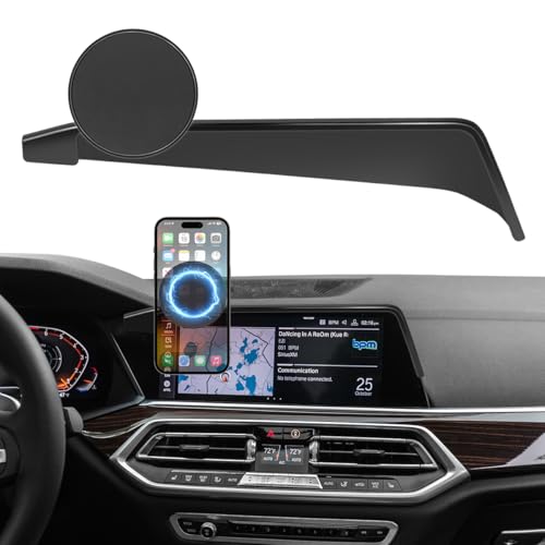 FETUSI Car Phone Holder Fit for BMW X5 2019-2023/X6 2020-2023/X7 2019-2022 Accessories 12.3-Inch Screen Fixed Clip, Phone Mount Compatible with MagSafe Hands-Free 360°Rotation Automobile Cradles - Image 1