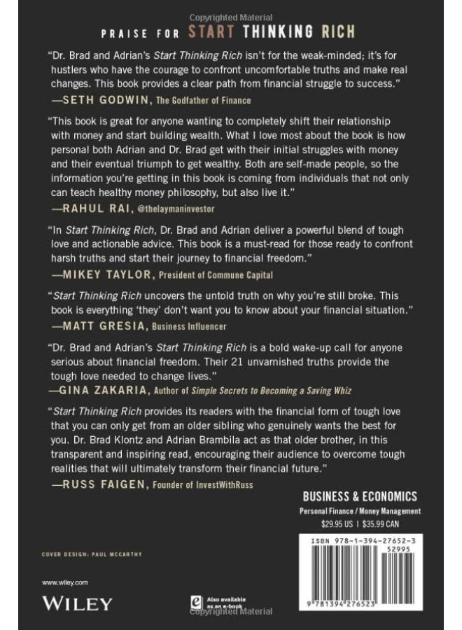 Start Thinking Rich: 21 Harsh Truths to Take You from Broke to Financial Freedom - Image 2