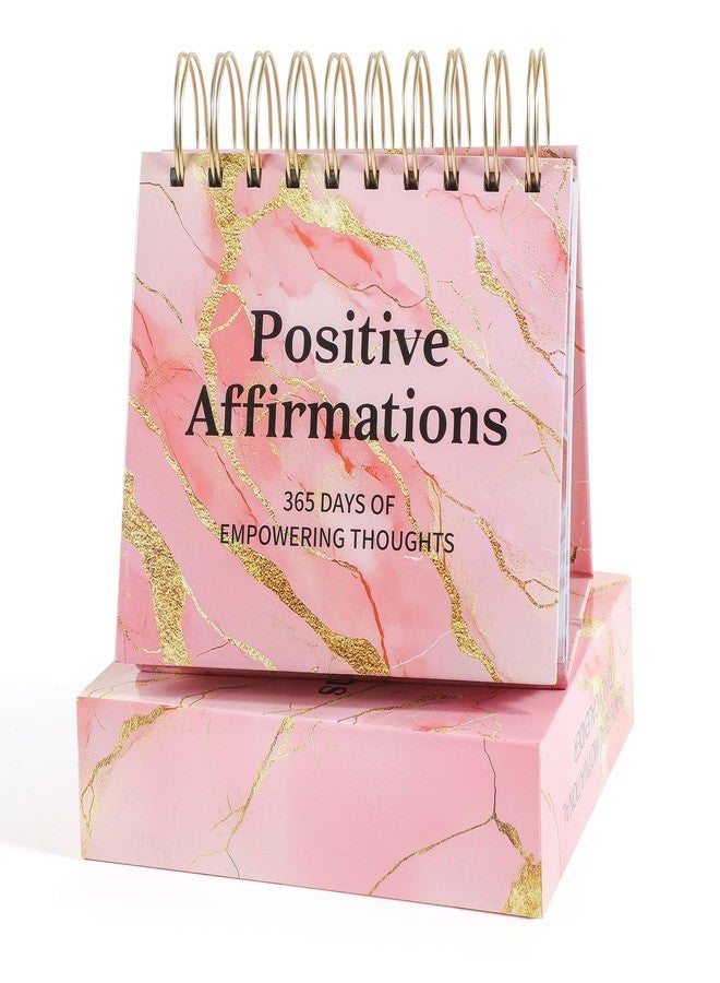 emmoolife Daily Flip Calendar with Inspirational Quotes - Motivational Perpetual Calendar Desk Office Home Decor for Women, Gifts Desk Accessories for Girls Positive Affirmations - Image 1