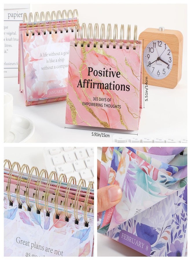 emmoolife Daily Flip Calendar with Inspirational Quotes - Motivational Perpetual Calendar Desk Office Home Decor for Women, Gifts Desk Accessories for Girls Positive Affirmations - Image 4