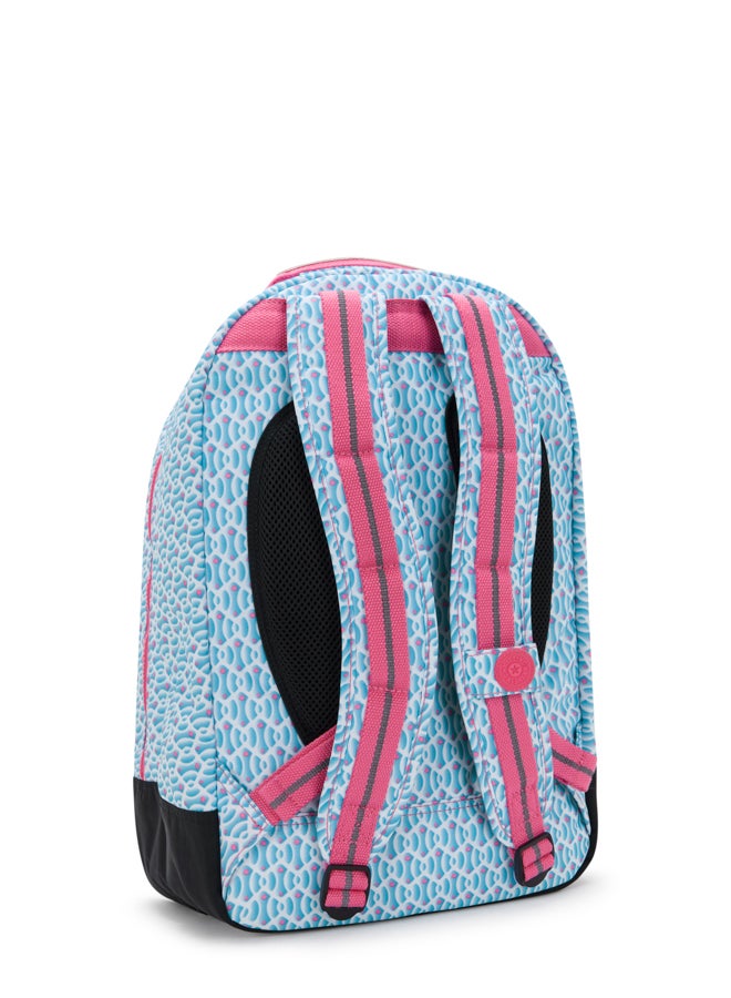 kipling Large Backpack (With Laptop Protection) Female Dreamy Geo C Class Room - Image 2
