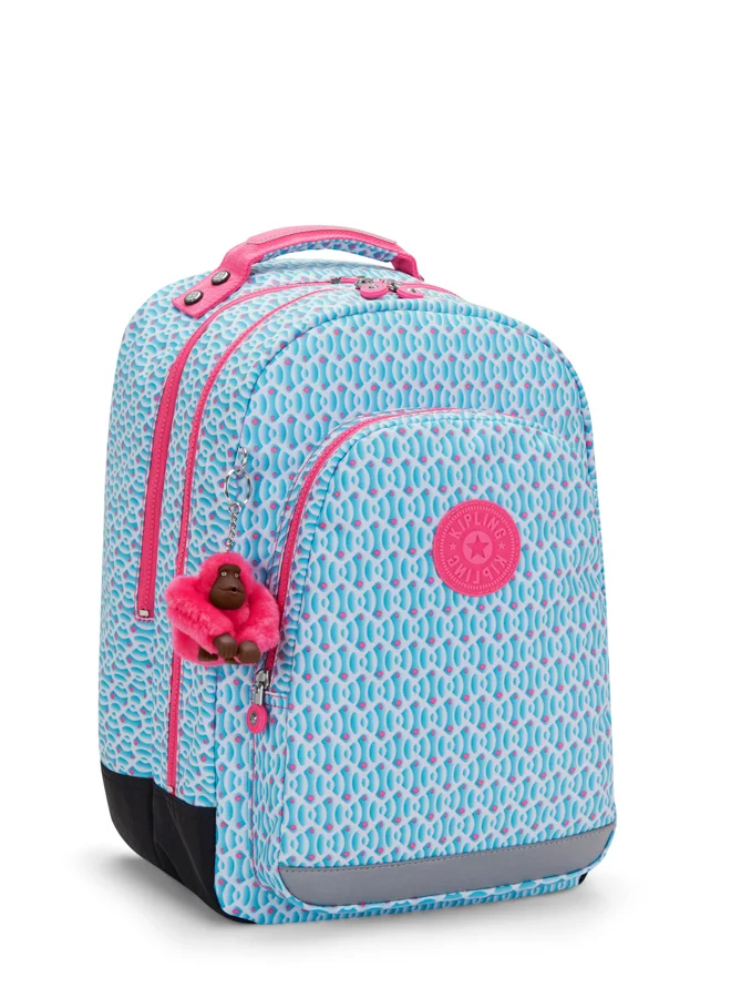 kipling Large Backpack (With Laptop Protection) Female Dreamy Geo C Class Room