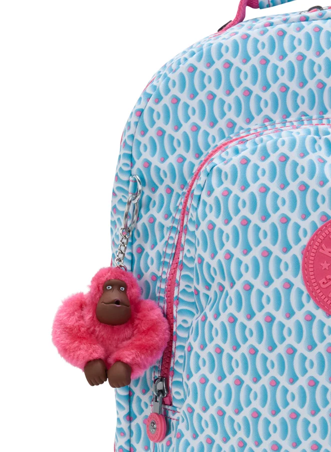 kipling Large Backpack (With Laptop Protection) Female Dreamy Geo C Class Room