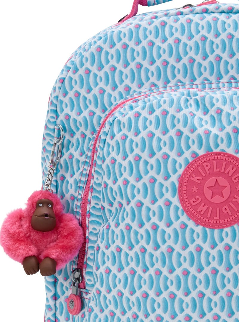 kipling Class Room Large Female Backpack (With Laptop Protection) - Dreamy Geo C - Image 5