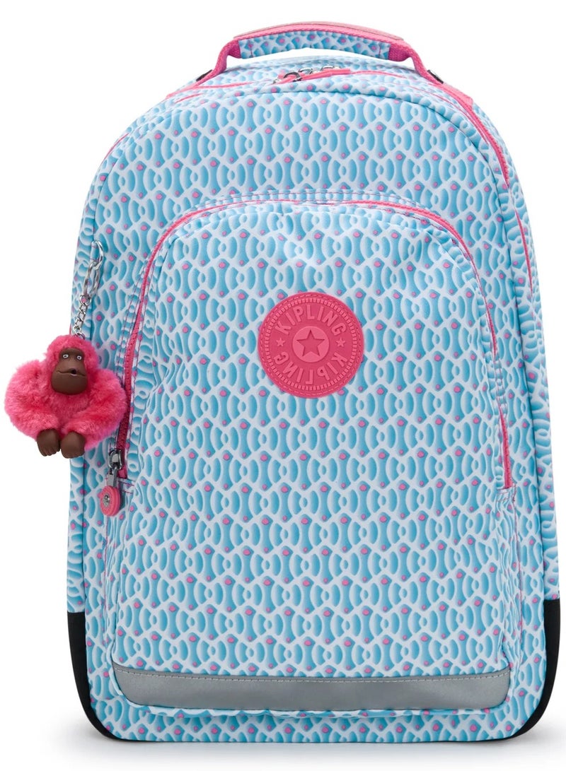 kipling Class Room Large Female Backpack (With Laptop Protection) - Dreamy Geo C - Image 1