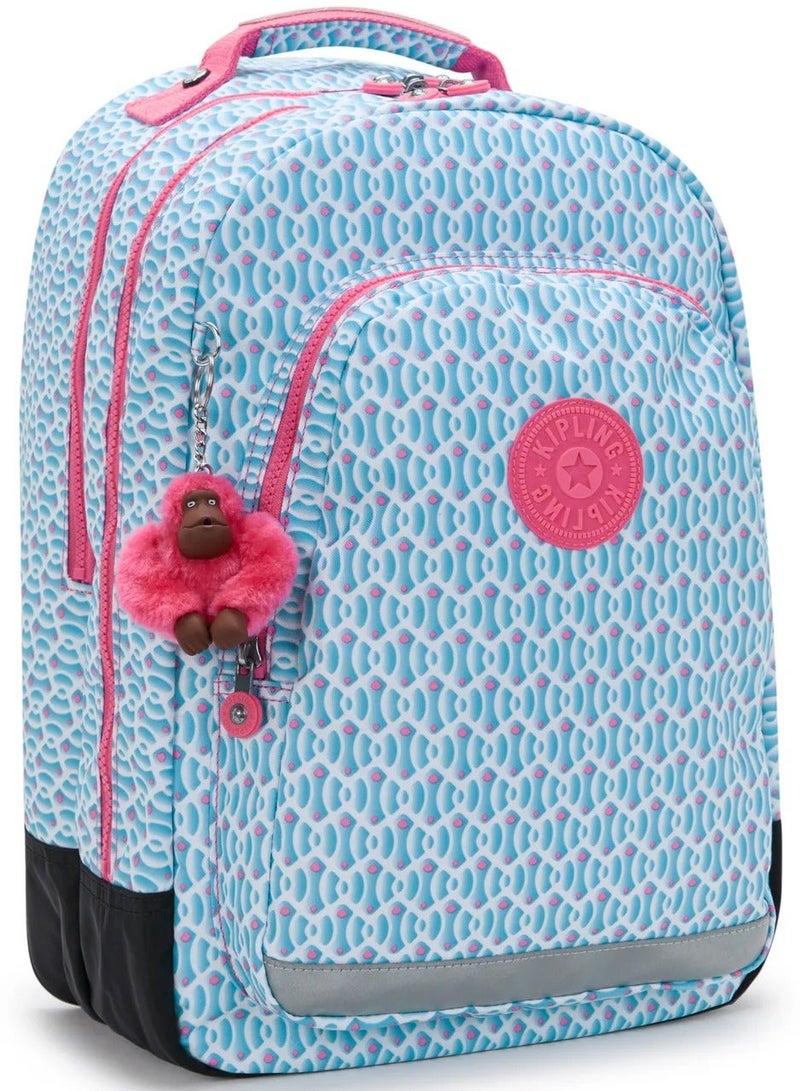 kipling Class Room Large Female Backpack (With Laptop Protection) - Dreamy Geo C - Image 5