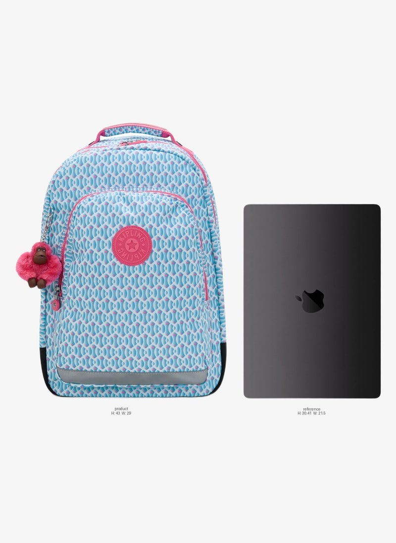 kipling Class Room Large Female Backpack (With Laptop Protection) - Dreamy Geo C - Image 2