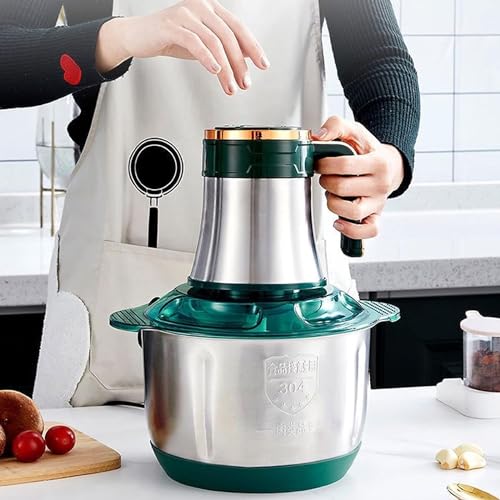 JUGTE Electric Chopper with 2L Stainless Steel Container 300W Meat Grinder Multi Chopper for Fruit Vegetables Meat Nuts Baby Food Upgrade (Electric Chopper 2 LTR) - Image 1