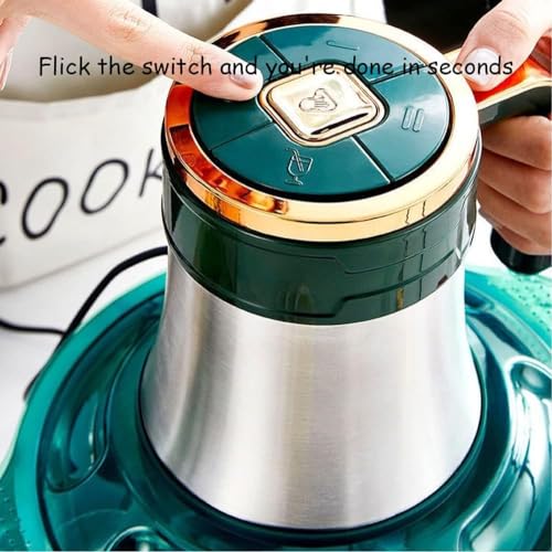 JUGTE Electric Chopper with 2L Stainless Steel Container 300W Meat Grinder Multi Chopper for Fruit Vegetables Meat Nuts Baby Food Upgrade (Electric Chopper 2 LTR) - Image 4