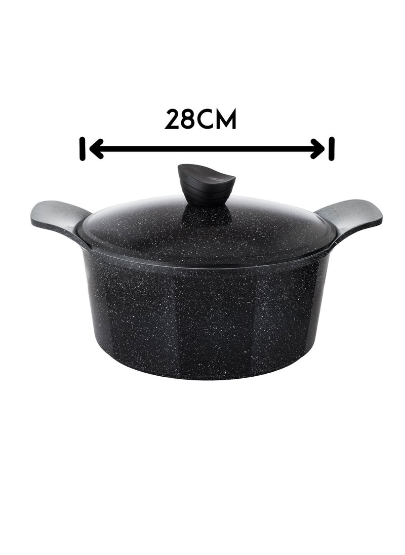 LAHOYA - 9-piece cookware set made of high-quality granite with Korean materials and specifications and Saudi industry - Image 1