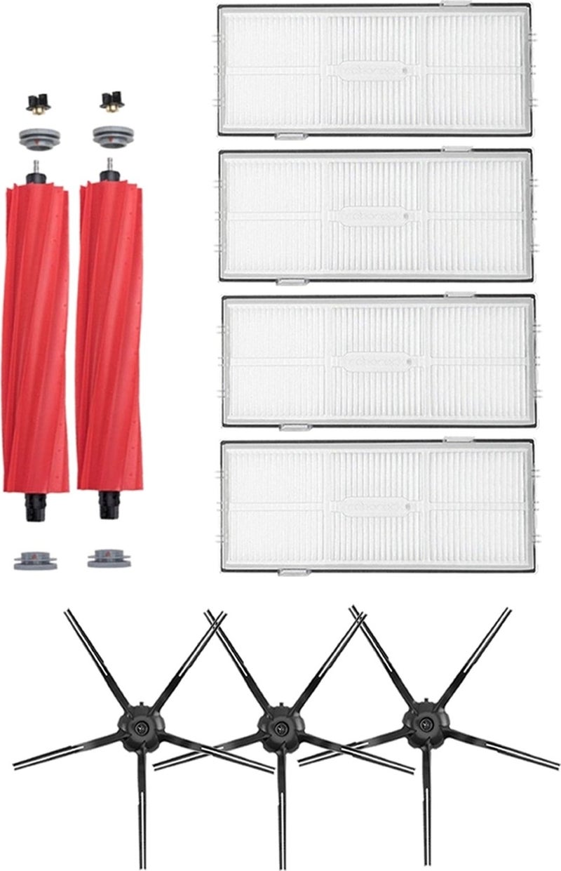 Roborge 9-Piece Spare Parts Set Compatible with Roborock S7 Max V Ultra Robot Vacuum Cleaner 