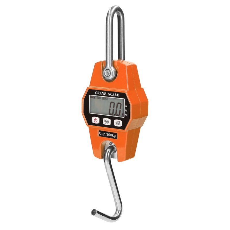 Mini Crane Electronic Scale: 300Kg/600Lb Capacity, Stainless Steel Load Receptor Aluminum Alloy Case, Large Backlit LCD Display, 3 Weighing Modes - Stable Accurate Measurement, Portable Versatile Tool - Image 2