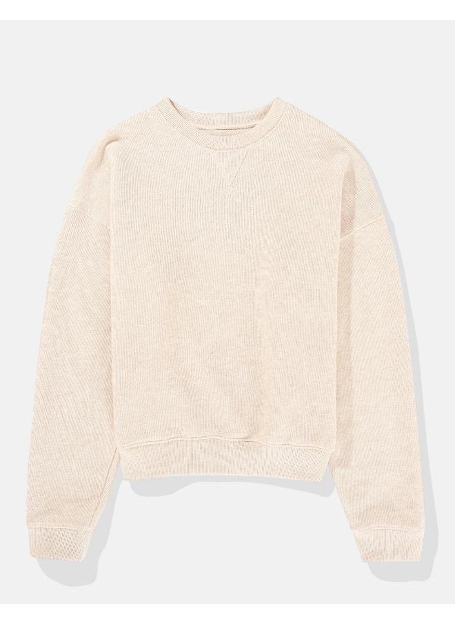 American Eagle - AE Relaxed Graphic Crew Neck Sweatshirt - Image 1