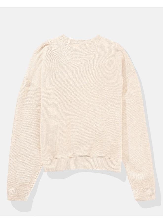 American Eagle - AE Relaxed Graphic Crew Neck Sweatshirt - Image 1