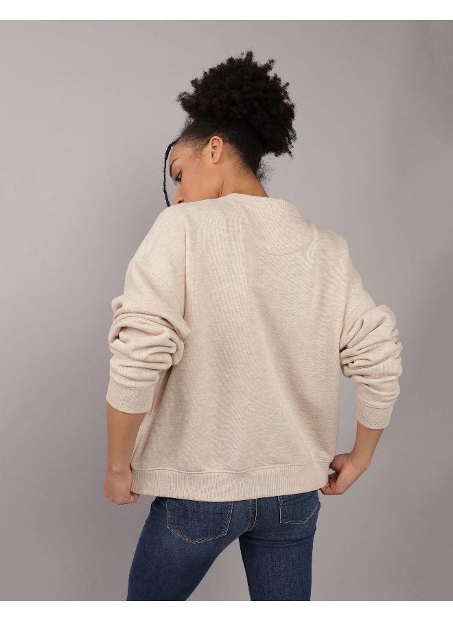 American Eagle - AE Relaxed Graphic Crew Neck Sweatshirt - Image 1