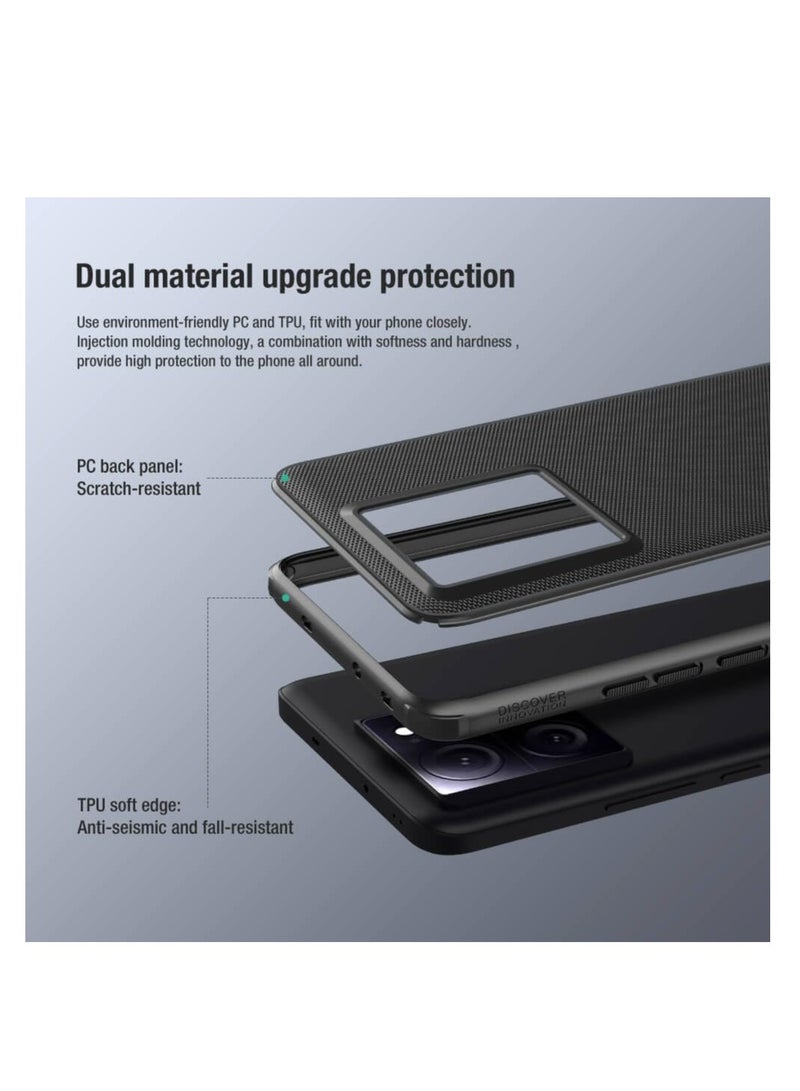 general Case for Xiaomi Redmi K60 Ultra Case Cover,Super Frosted Shield Pro Matte All-Round Protection Anti-scratch Slim Anti-fall Luxury PC Hard Protection Back Cover for Redmi K60 Ultra Black - Image 2