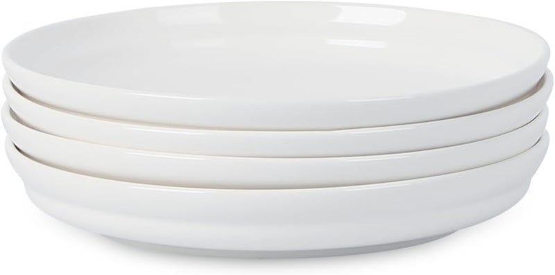 Stone Lain Virtuo 4Piece Salad Plate Set Porcelain White - Image 1