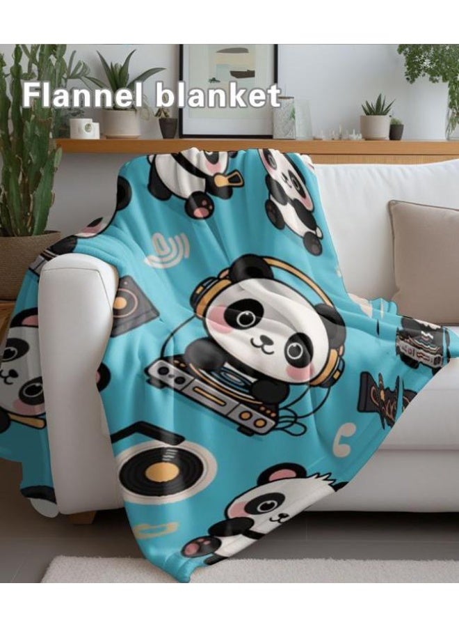 عام بطانية رقيقة من الفانيلا الكرتونية للأطفال والرضع (دافئة ومريحة، ومناسبة للنوم والألعاب) 70 سم * 100 سم - Image 4