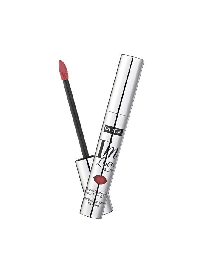 PUPA أنا حب برهان لون شفاه سائل مط Matte - 005 غلام موف للنساء - 0.09 أونصة أحمر شفاه - Image 1