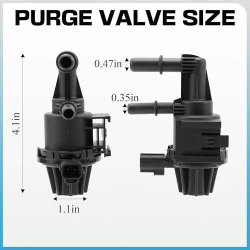 PANNUOSCS Vapor Canister Purge Valve 911-673 Compatible with 2004-2010 Ford Explorer Mustang Ranger/B2300 B3000/Mercury Mountaineer Evaporative Emissions Purge Solenoid Valve Replace# 4U5Z9J451BA - Image 2