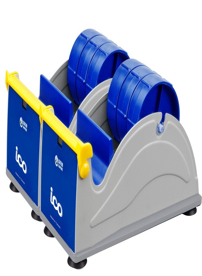ICO Excell 2-Pack Triple Premium Extra Wide Metal Multi-Rolls Desktop Tape Dispenser, ET-13371, 3 inch Wide, 3 inch Core, Pack of 2 - Image 1