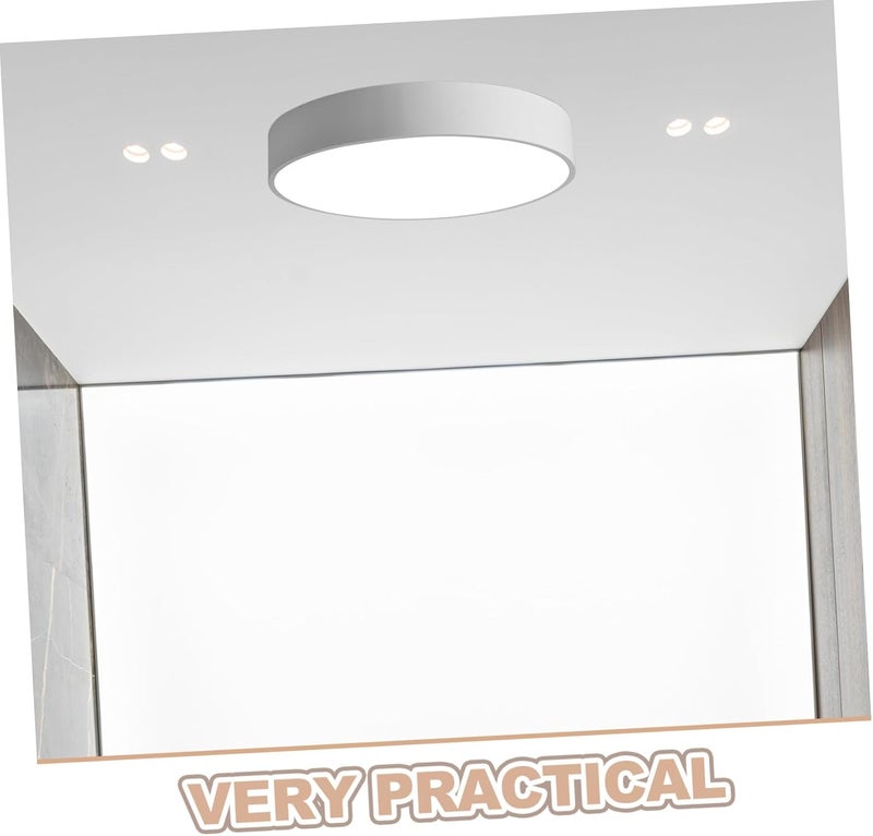 Precision polished solid material Baluue Acrylic Ceiling Light Diffuser Cover in Frosted White for Living Rooms and Bedrooms, Sturdy and Easy Replacement Lampshade with Modern Stylish Design Longevity optimized build - Image 3