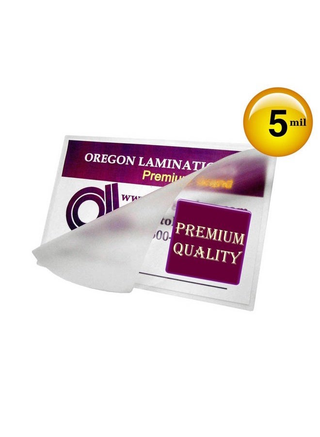 Oregon Lamination Premium Qty 500 Wallet Photo Laminating Pouches 2-3/4 x 3-3/4 Hot 5 Mil Clear - Image 5