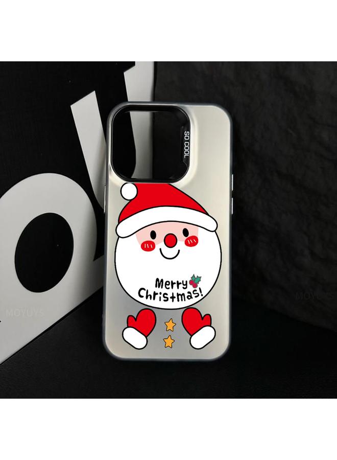 S-TOP Case For iPhone 15 Christmas Series PC Full Coverage Pattern Phone Case - Image 2